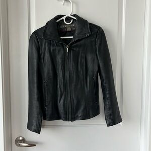 Leather Kenneth Cole Biker Jacket